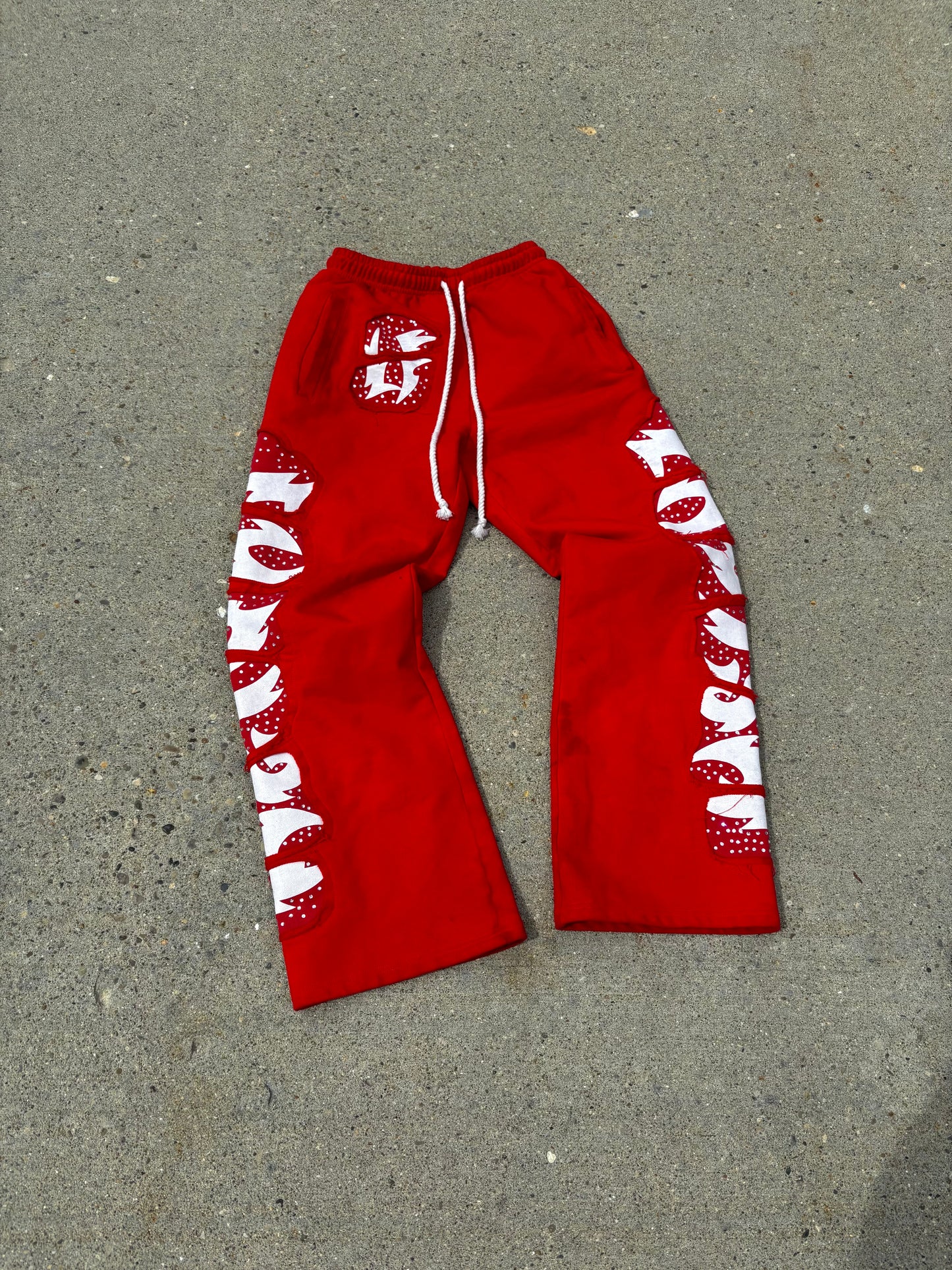 Lavish Funds Emerald collection Red Sweatpants